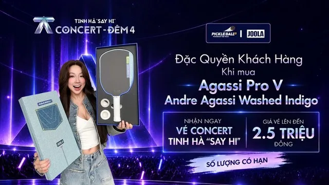 Banner chương trình tặng vé Concert Tinh Hà Say Hi